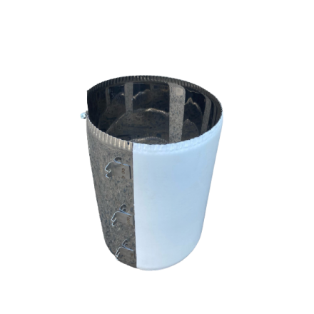 Хомут стяжной усиленный, нерж. ст. 430 в Пинске