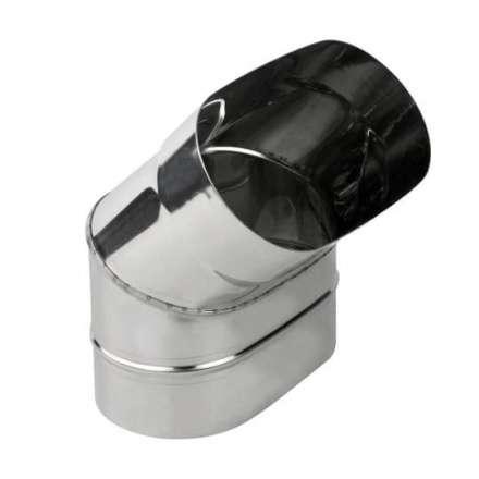 Колено овал. сечения (Отвод) 45 из нерж. ст. 430-0,8 мм, горизонт. купить в Пинске