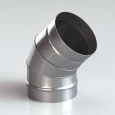 Колено (Отвод) 45 из нерж. ст. 430-0,8 мм купить в Пинске