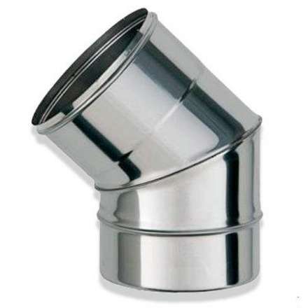 Колено (Отвод) 45 из нерж. ст. 430-0,8 мм в Пинске