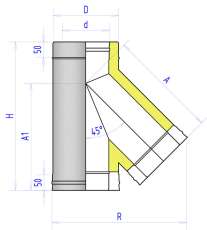 Размер сэндвич-тройника 45 Феникс фото Амазонка бай в Пинске
