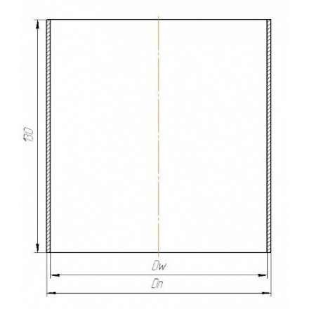 Гильза с конденсатоотводом 2 мм КПД ЧЕРНЫЙ в Пинске