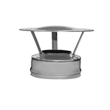 Зонт-оголовок плоский из нерж. ст. 304-430 0,5-0,5 мм, утепл. 50 мм купить в Пинске