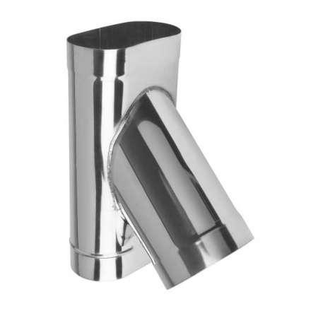 Тройник овальный 45 из нерж. ст. 430-1,0 мм купить в Пинске