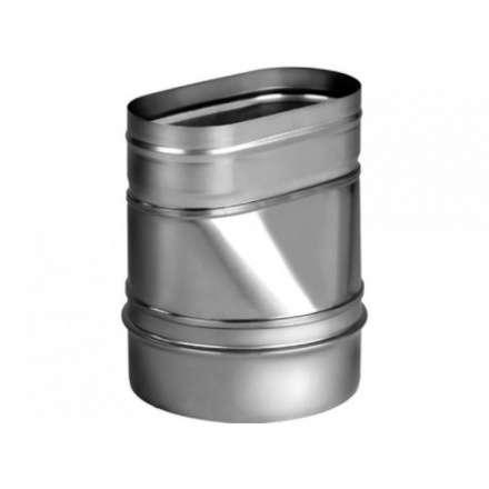 Переход прямой овальный из нерж. ст. 430-0,8 мм купить в Пинске