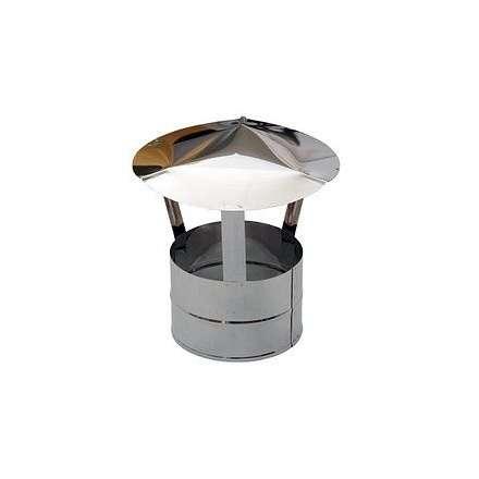 Зонт дымохода из нерж. ст. 430-0,5 мм купить в Пинске