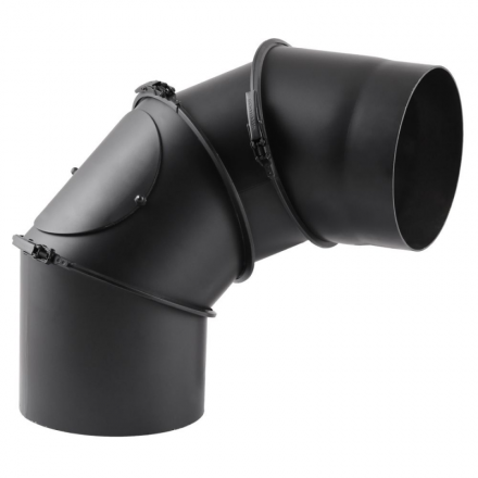 Дымоходное колено (отвод) KAISER PIPES (2мм) 4-сегментное, поворотное 180° в Пинске