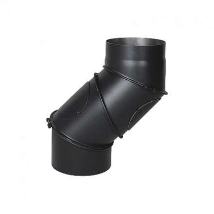 Дымоходное колено (отвод) KAISER PIPES (2мм) 4-сегментное, поворотное 180° в Пинске