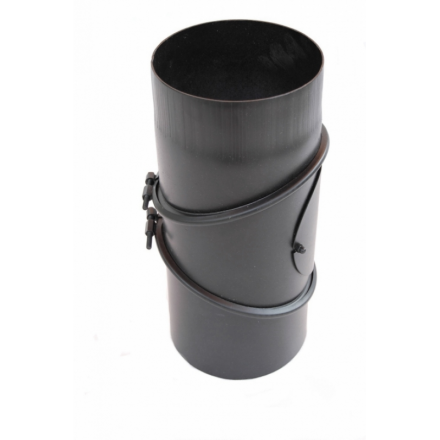 Дымоходное колено (отвод) KAISER PIPES (2мм) трёх-сегментное, поворотное 90° в Пинске