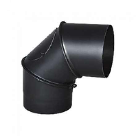 Дымоходное колено (отвод) KAISER PIPES (2мм) трёх-сегментное, поворотное 90° в Пинске