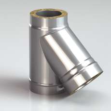 Сэндвич-Тройник 45 для дымохода фото в Пинске