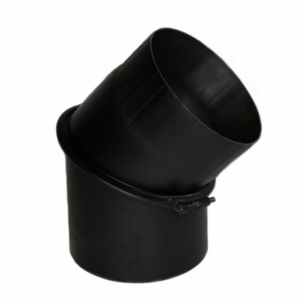 Дымоходное колено (отвод) KAISER PIPES (2мм) сегментное, поворотное 45° в Пинске