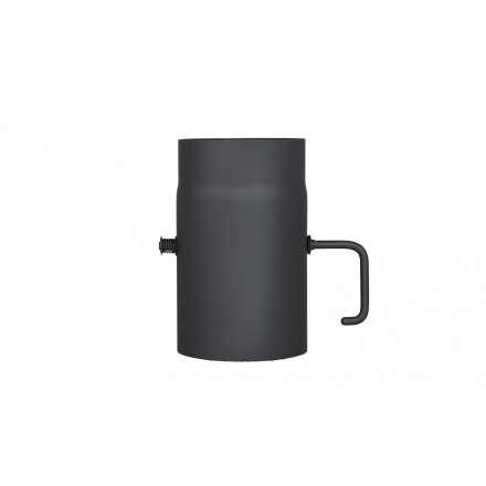 Труба с шибером 250 мм КПД ЧЕРНЫЙ фото в Пинске