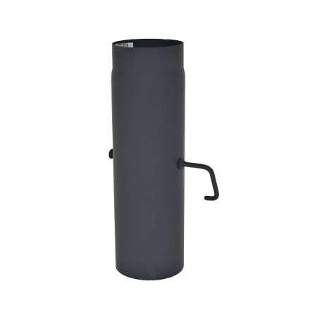 Труба с шибером 500 мм КПД ЧЕРНЫЙ фото в Пинске