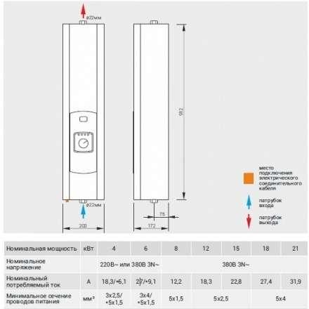 Котел электрический Kospel EKCO A-18 в Пинске