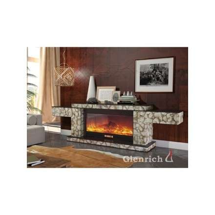 Электрокамин Glenrich Fobos Brass в Пинске