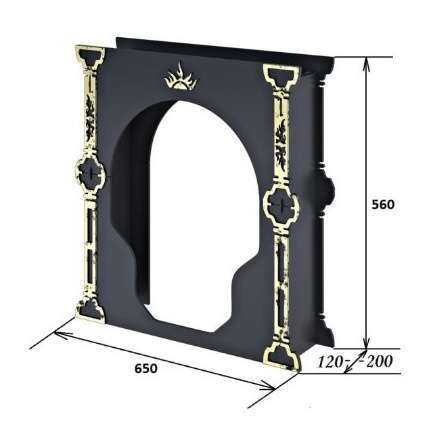 Портал Царь-печи малый стальной в Пинске