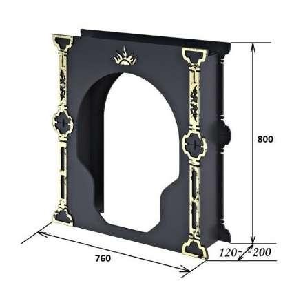 Портал Царь-печи большой стальной в Пинске