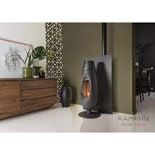 Печь-камин Invicta OVE стальная в интерьере Амазонка бай фото в Пинске