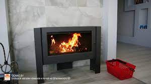 Купить Печь-камин Invicta Itaya в интерьере чугунная в Пинске в Пинске