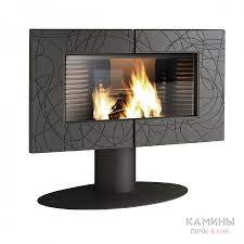 Купить Печь-камин Invicta Symphonia в интерьере чугунная в Пинске в Пинске