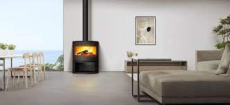 Купить Печь-камин Invicta Calcias в интерьере чугунная в Пинске в Пинске