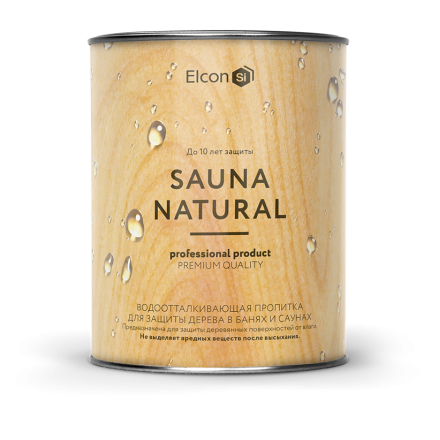 Пропитка для бани и сауны Elcon (Элкон) Sauna Natural 2 л в Пинске