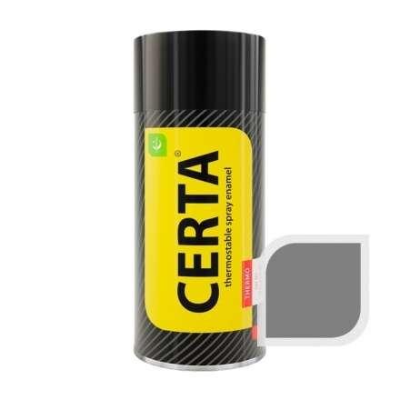 Термостойкая краска аэрозоль CERTA серебро 520 мл в Пинске