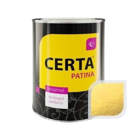 Термостойкая краска CERTA Патина Золото 0,08 кг купить в Пинске