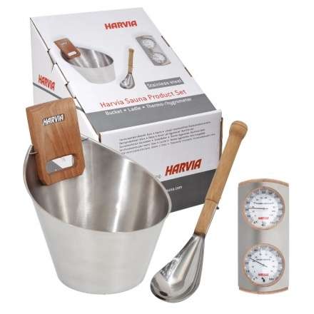 Набор HARVIA SA006 (шайка+черпак+термогигрометр) в Пинске