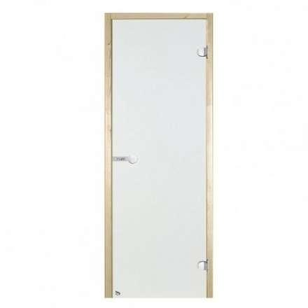 Дверь для бани стеклянная Harvia 7/19 коробка сосна, прозрачная в Пинске