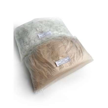 Клей двухкомпонентный для соляных кирпичей (плитки) 3 кг купить в Пинске