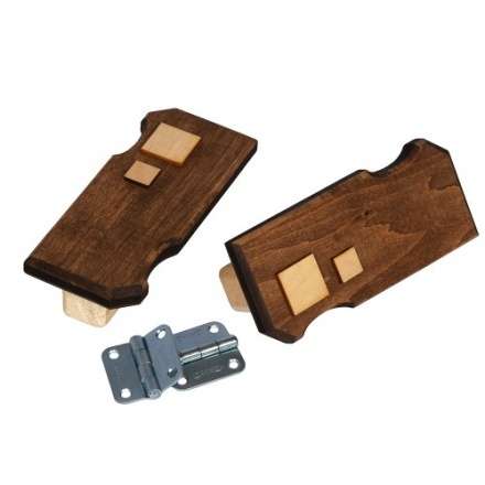 Дверь для бани глухая искусственно состарена 1900х700мм в Пинске