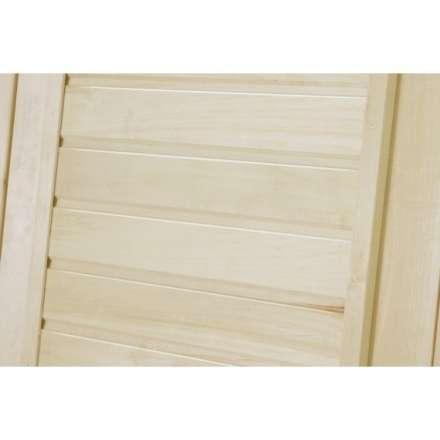 Дверь для бани ComfortProm 800x1900 осина деревянная глухая с фольгой в Пинске