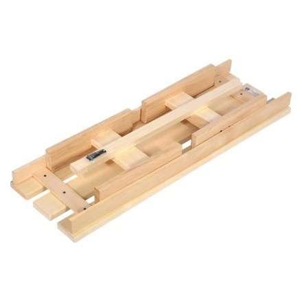 Лавочка разборная 100х33х43 см для бани и сауны (липа) 03600 в Пинске