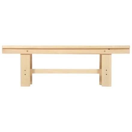 Лавочка разборная 120х33х43 см для бани и сауны (липа) 34002 в Пинске