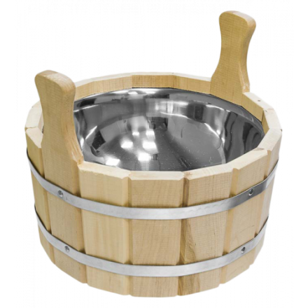 Ушат шайка 6,5л с нержавеющей вставкой 33216 купить в Пинске