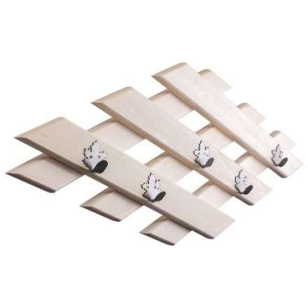 Вешалка Ромб с 5-ю железными кленовыми крючками в Пинске