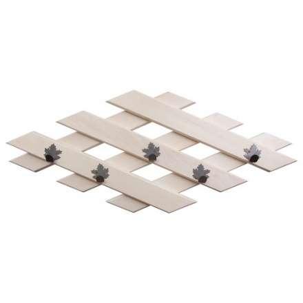 Вешалка Ромб с 5-ю железными кленовыми крючками в Пинске