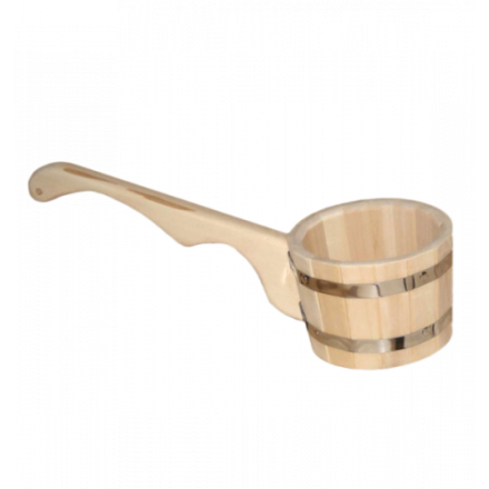 Ковш-черпак 0.6л бондарный с горизонтальной ручкой 03589 купить в Пинске