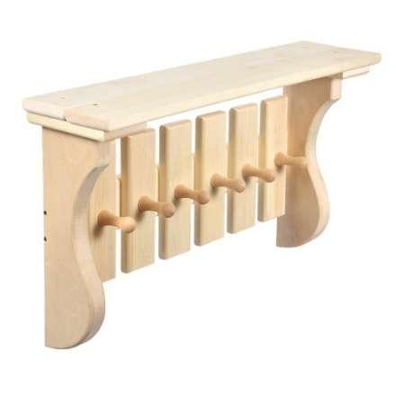 Полка с вешалкой 6 рожков 32412 в Пинске