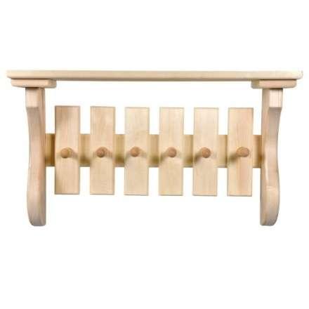 Полка с вешалкой 6 рожков 32412 купить в Пинске