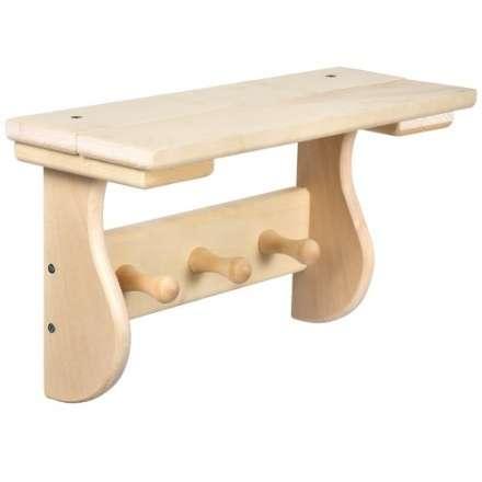 Полка с вешалкой 3 рожка 32413 в Пинске