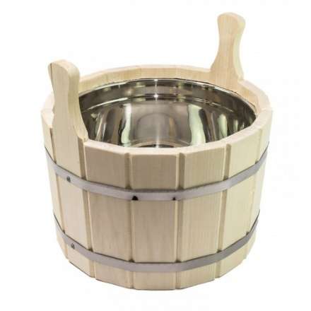 Шайка 10л с нержавеющей вкладкой (ЛТ-9) купить в Пинске