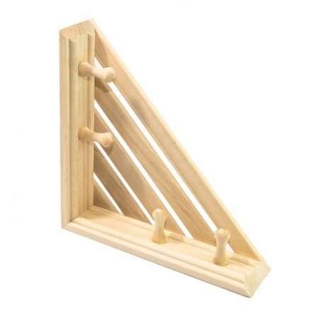 Полка угловая с вешалкой 4 рожка М-46 в Пинске