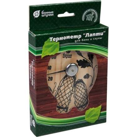 Термометр Лапти для бани и сауны 18040 в Пинске