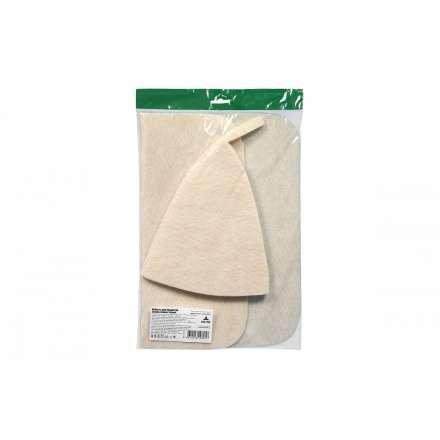 Набор из двух предметов (Шапка, коврик) белый 41217 в Пинске