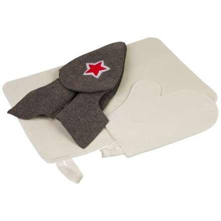 Набор из 3-х предметов (шапка Будёновка, рукавица, коврик) 41096 в Пинске
