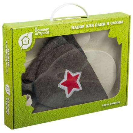 Набор из 3-х предметов (шапка Будёновка, рукавица, коврик) 41096 в Пинске