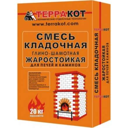 Смесь кладочная глино-шамотная 5кг в Пинске